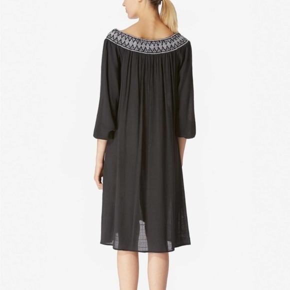 AVEC LES FILLES Embroidered Off The Shoulder Dress - Picture 2 of 8